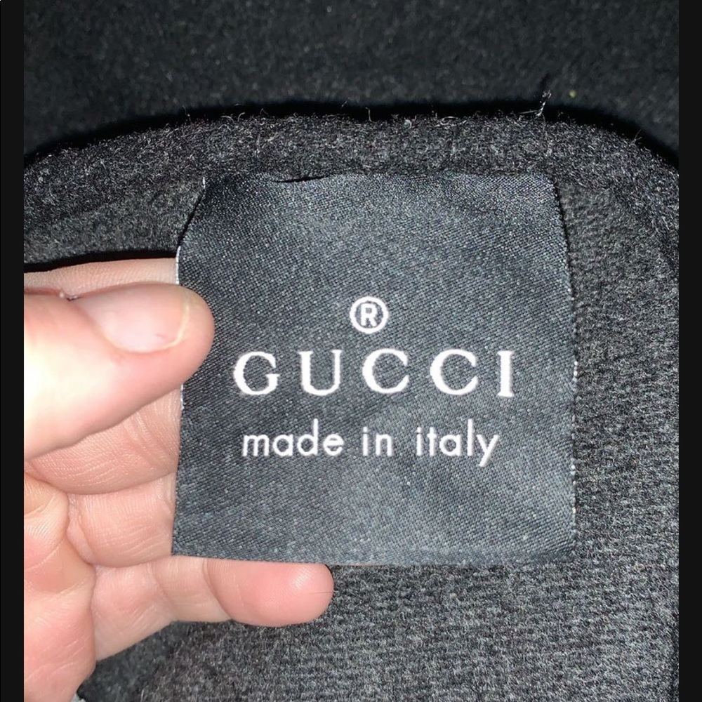 Gucci Black throw blanket